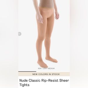 SHEERTEX - Nude Tights - size XL